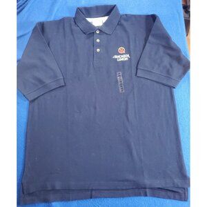 Bacardi Limon Blue Polo Short Sleeve Shirt NEW Men's Size XL